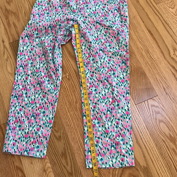 Lilly pulitzer Diviya palm beach  stretch pants in multi hottie dottie, SZ 10. - Picture 8 of 9